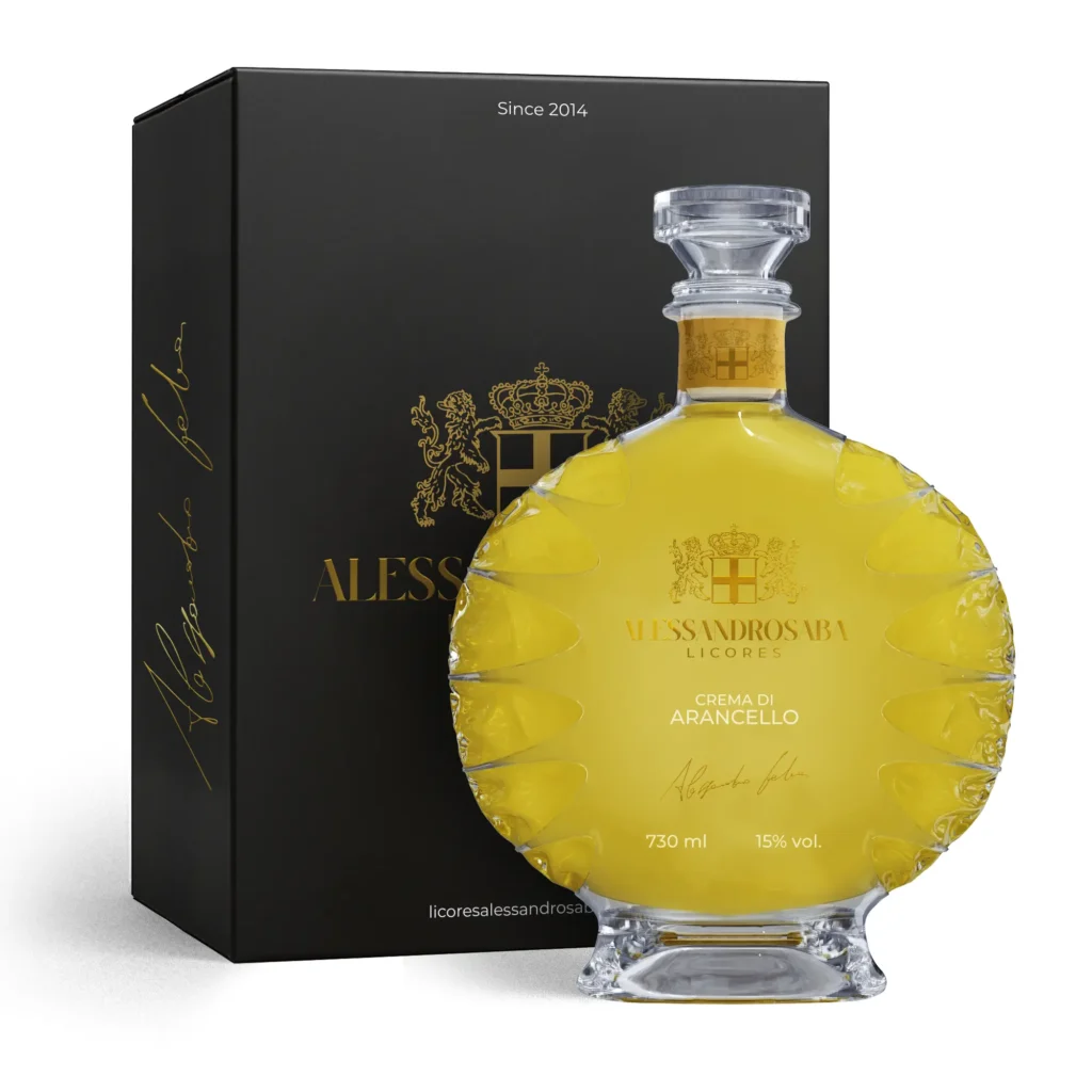 Licor cremoso de laranja