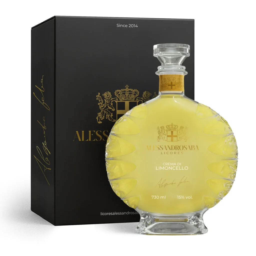 Licor cremoso de limão siciliano